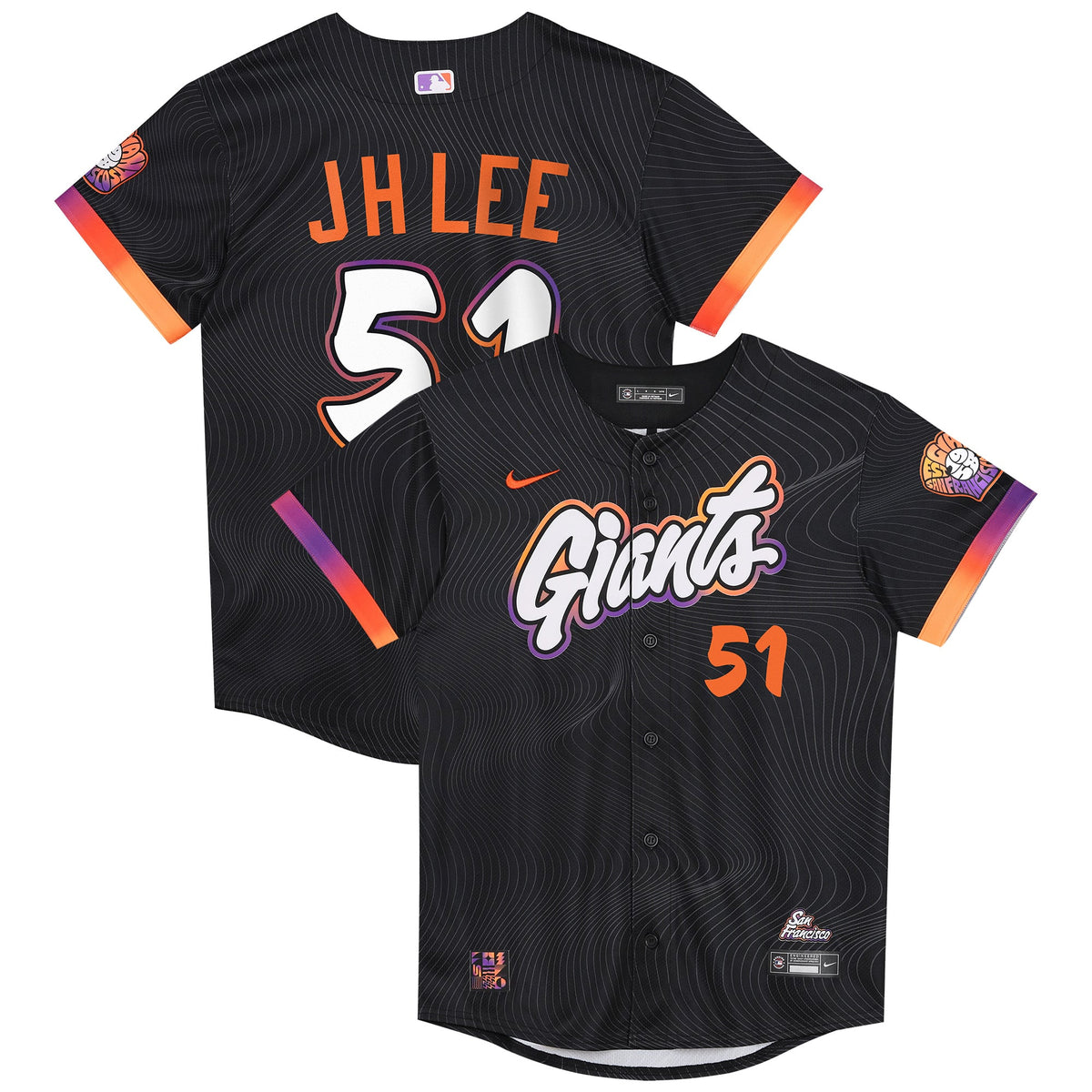 Preschool San Francisco Giants Jung Hoo Lee Nike Anthracite 2025 City Connect Limited Player Jersey - 2