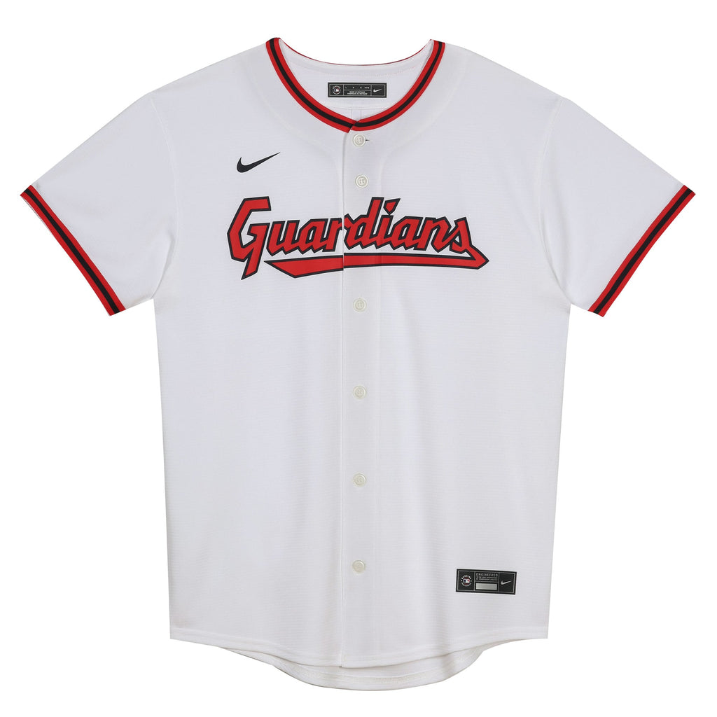 Toddler Cleveland Guardians Nike White Home Blank Replica Jersey - 3