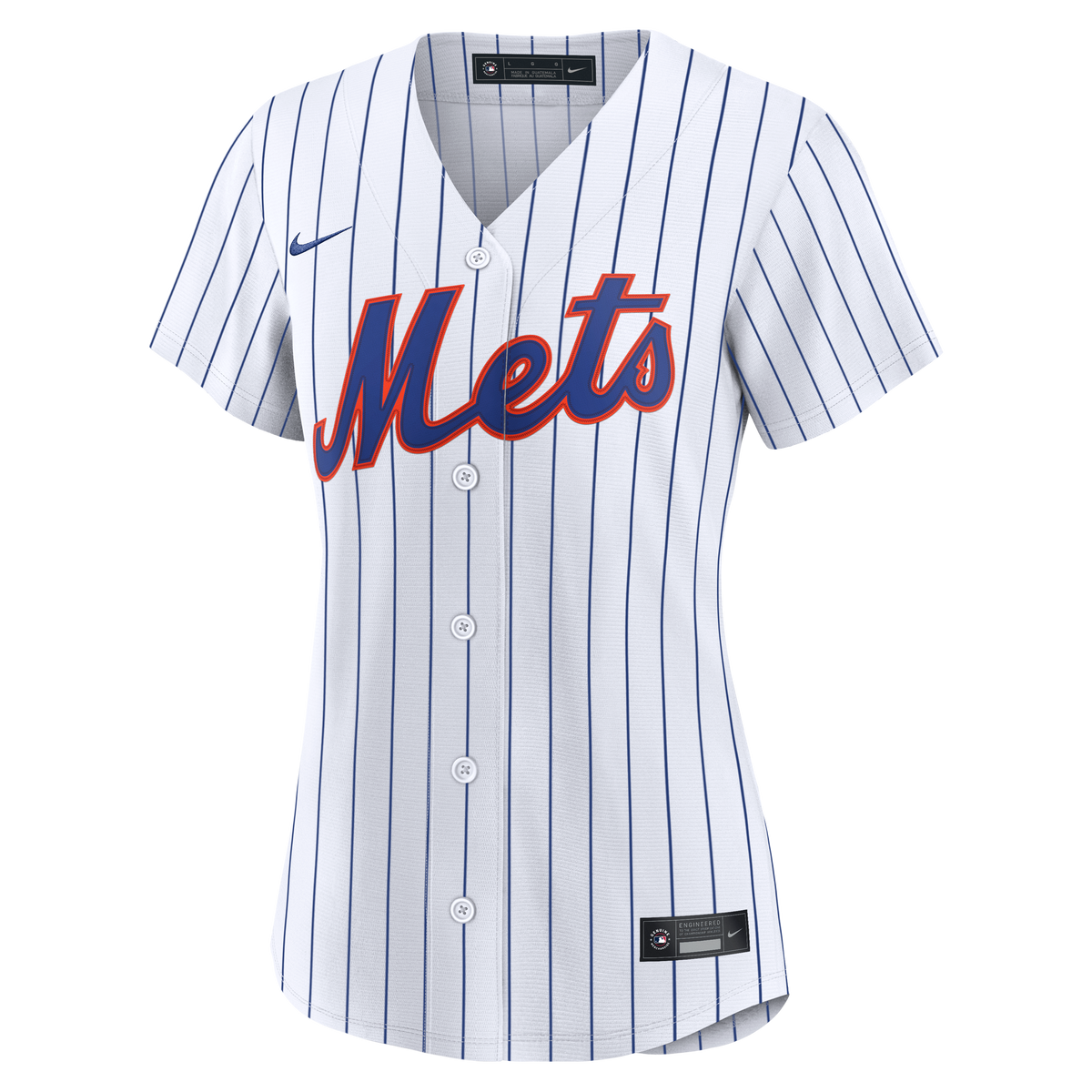 Women's New York Mets AJ Ewing Nike White Home Replica Jersey - 5