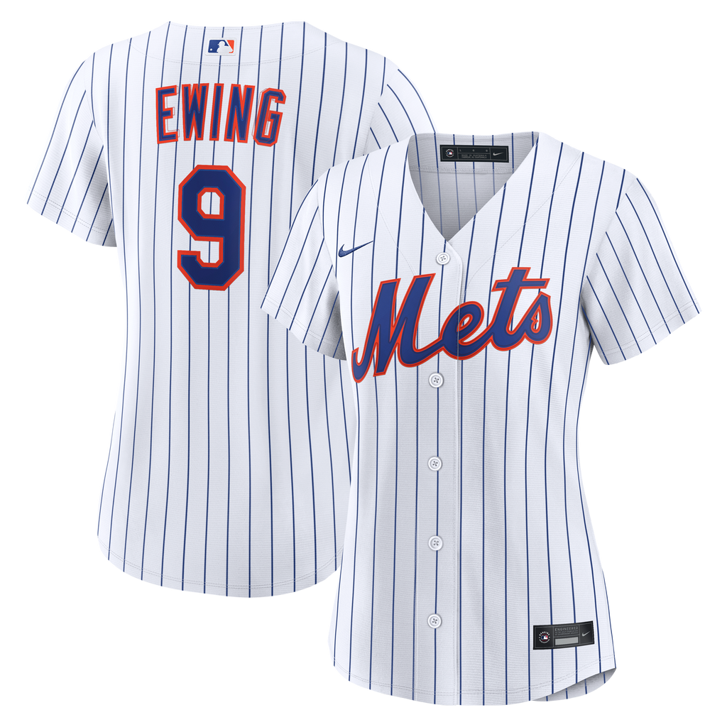 Women's New York Mets AJ Ewing Nike White Home Replica Jersey