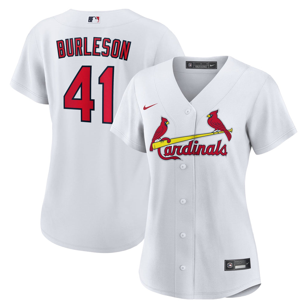 Women's St. Louis Cardinals Alec Burleson Nike White Home Replica Jersey - 2