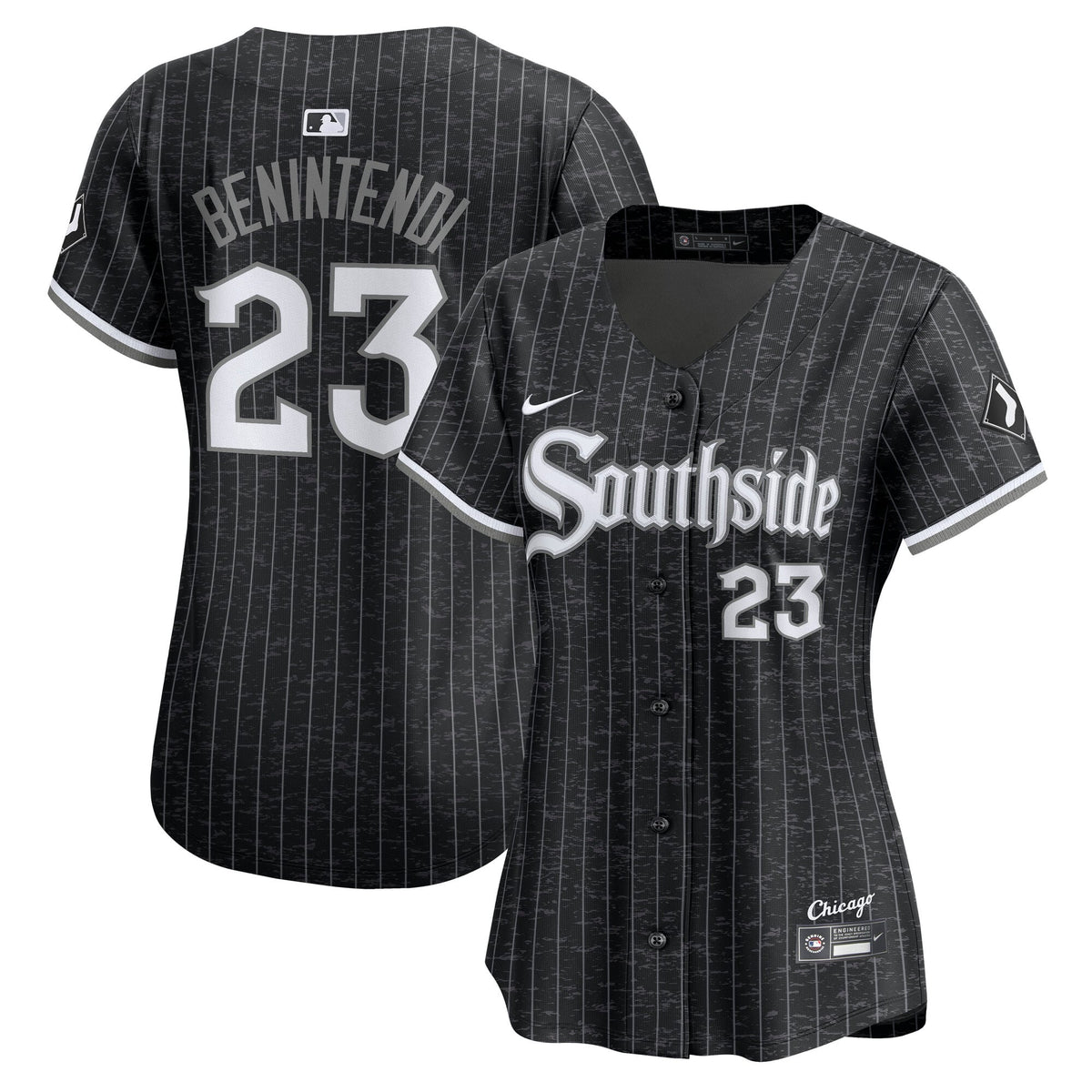 Women's Chicago White Sox Andrew Benintendi Nike Black City Connect Limited Jersey