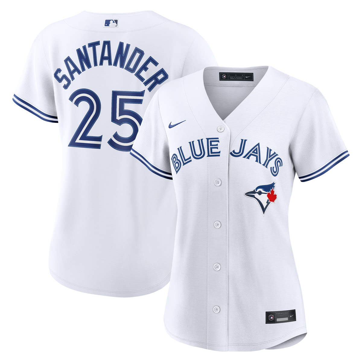 Women's Toronto Blue Jays Anthony Santander Nike White Home Replica Jersey - 2