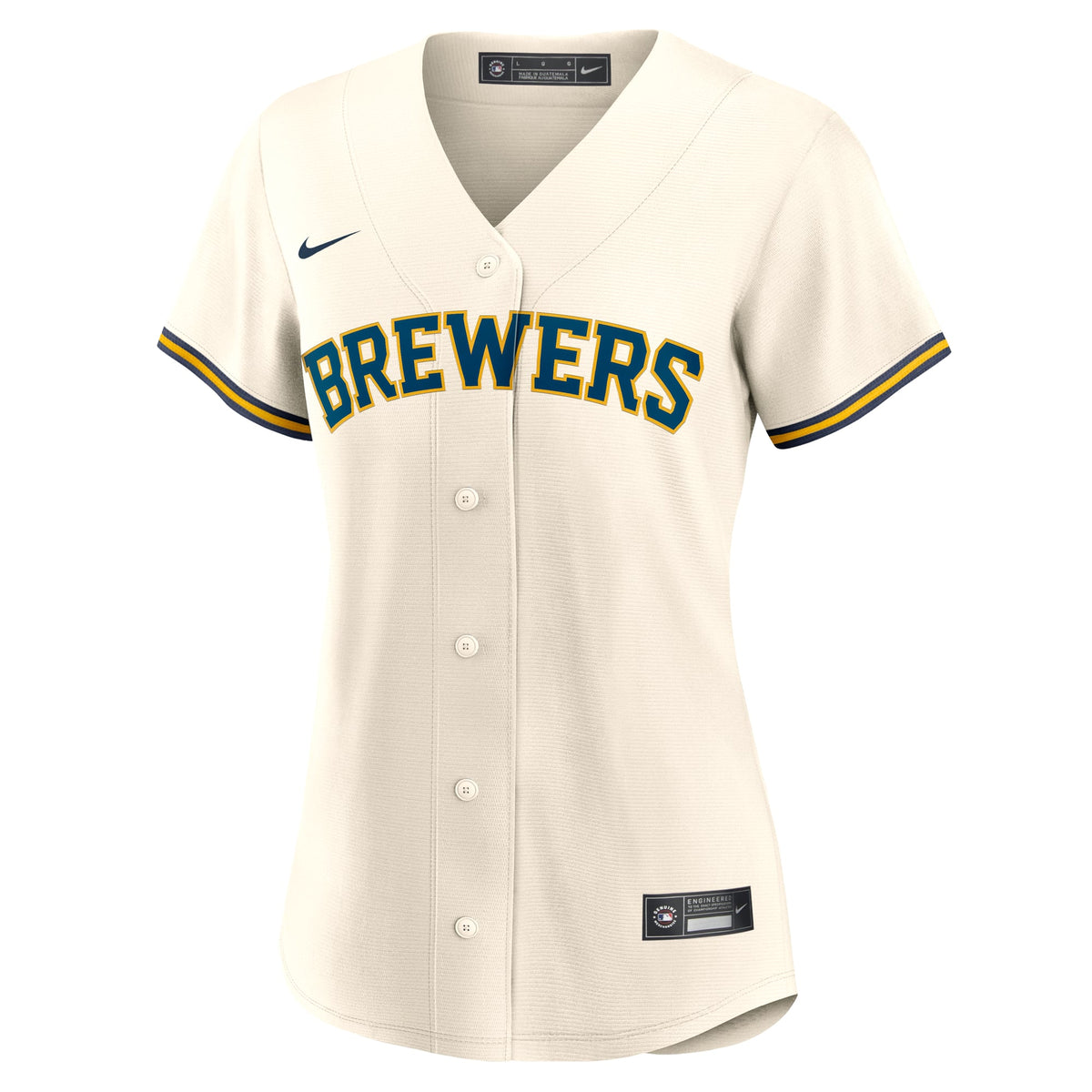 Women's Milwaukee Brewers Blake Perkins Nike Cream Home Replica Jersey - 3