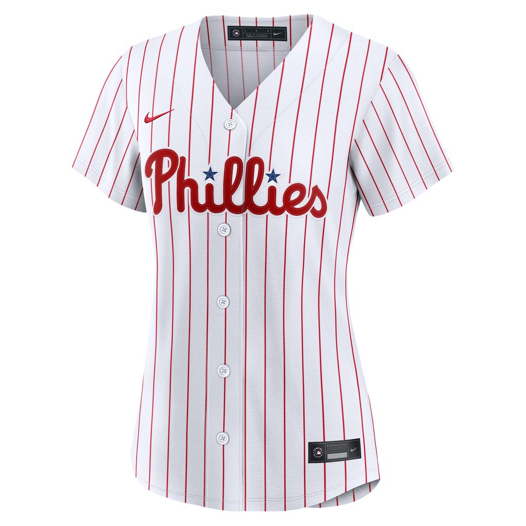 Women's Philadelphia Phillies Bryce Harper Nike White Home Replica Jersey - 3