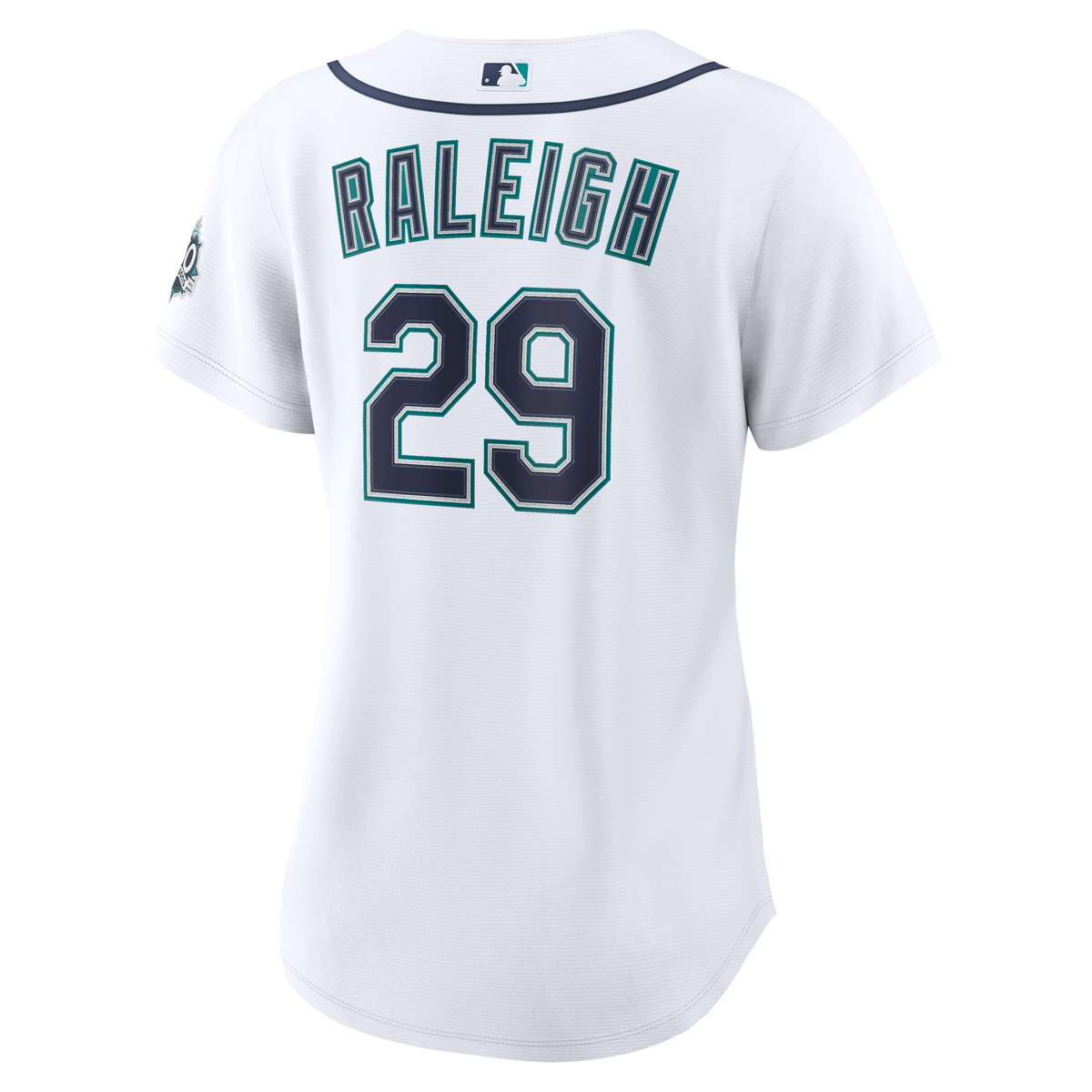 Women's Seattle Mariners Cal Raleigh Nike White Home 50th Season Stadium Jersey - 4