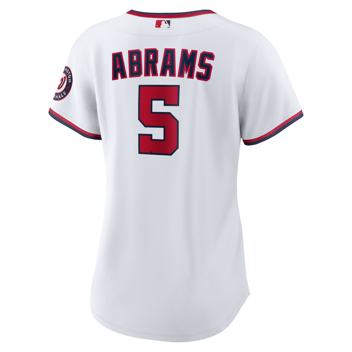 Women's Washington Nationals CJ Abrams Nike White Home Replica Player Jersey - 8