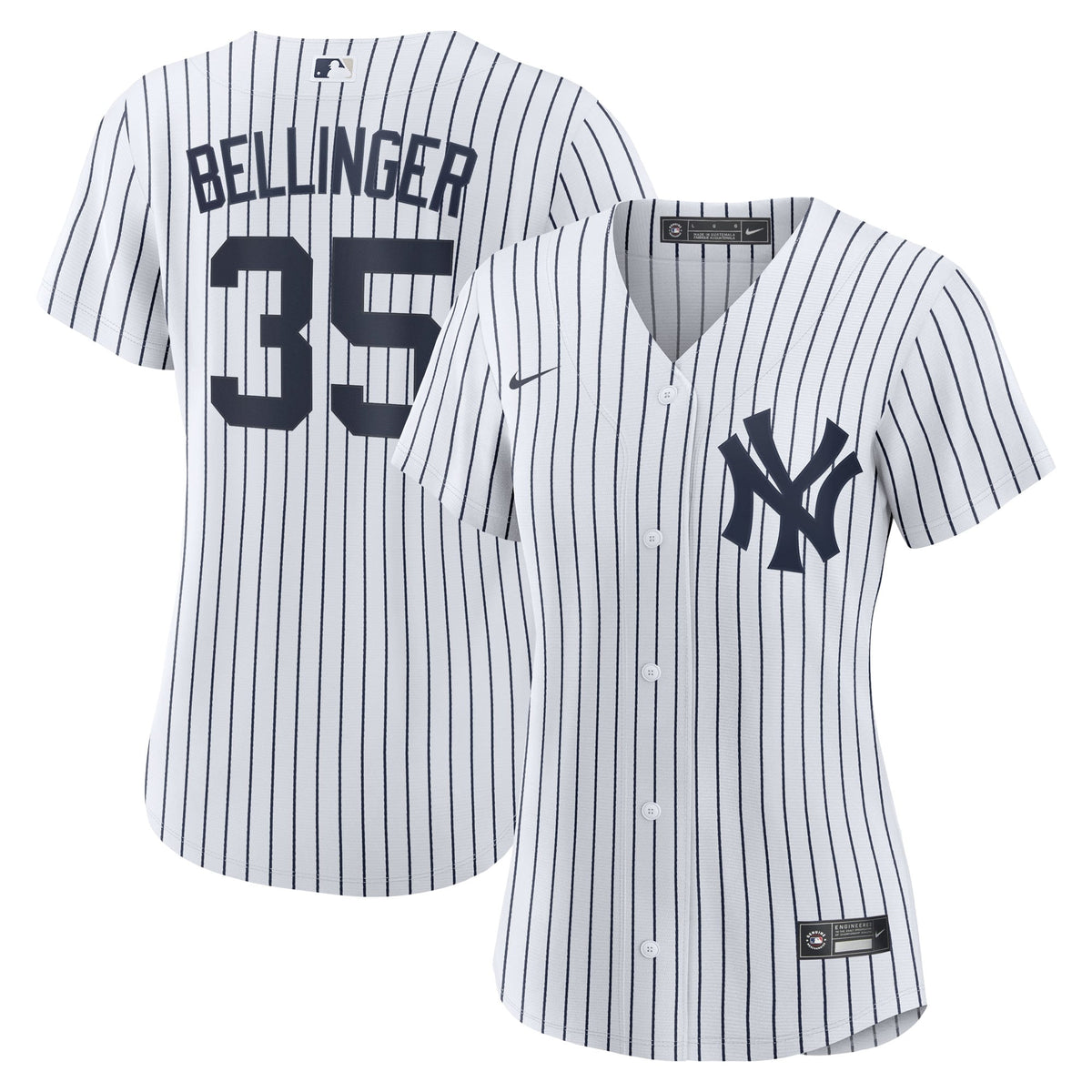 Women's New York Yankees Cody Bellinger Nike White Home Replica Player Jersey - 2