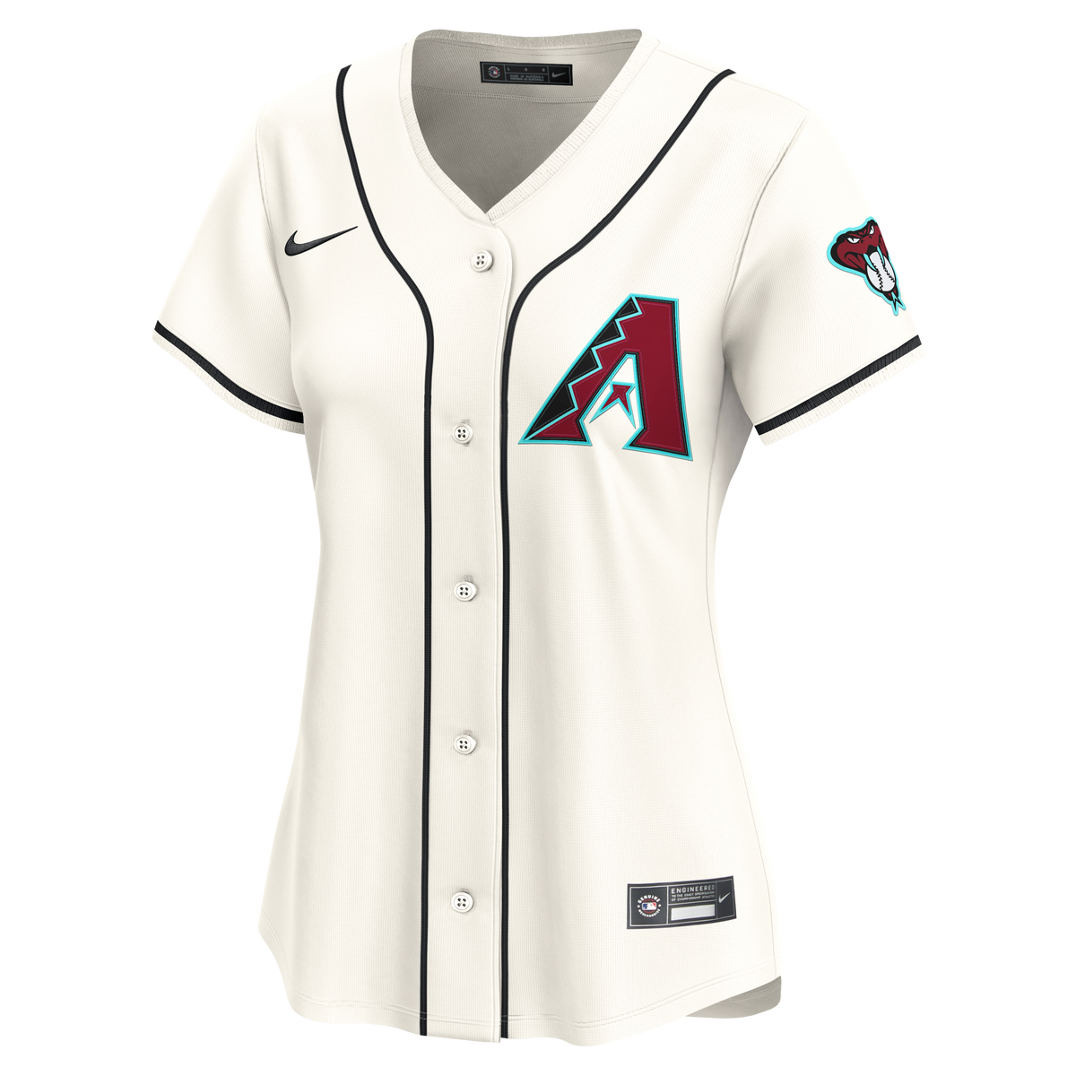 Women's Arizona Diamondbacks Nike Cream Home Limited Jersey - 6