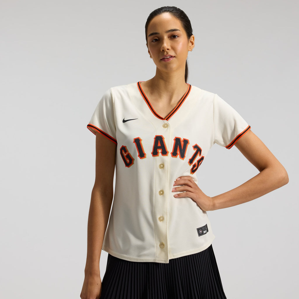 Women's San Francisco Giants Nike Cream Home Replica Team Jersey - 2