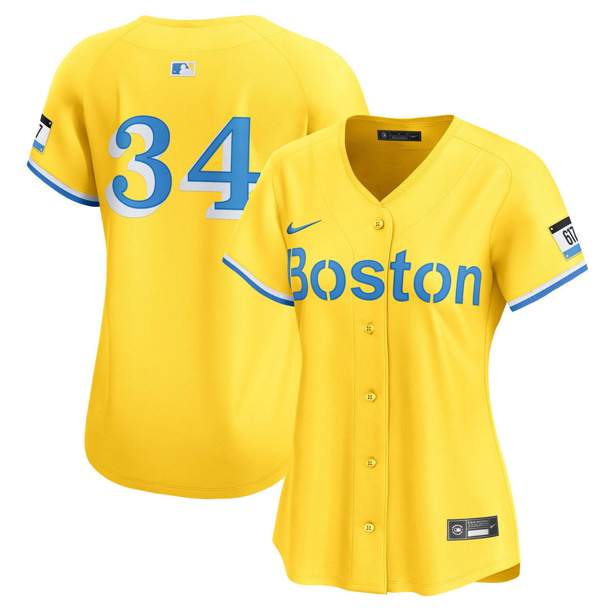 Women's Boston Red Sox David Ortiz Nike Gold City Connect Limited Jersey - 2