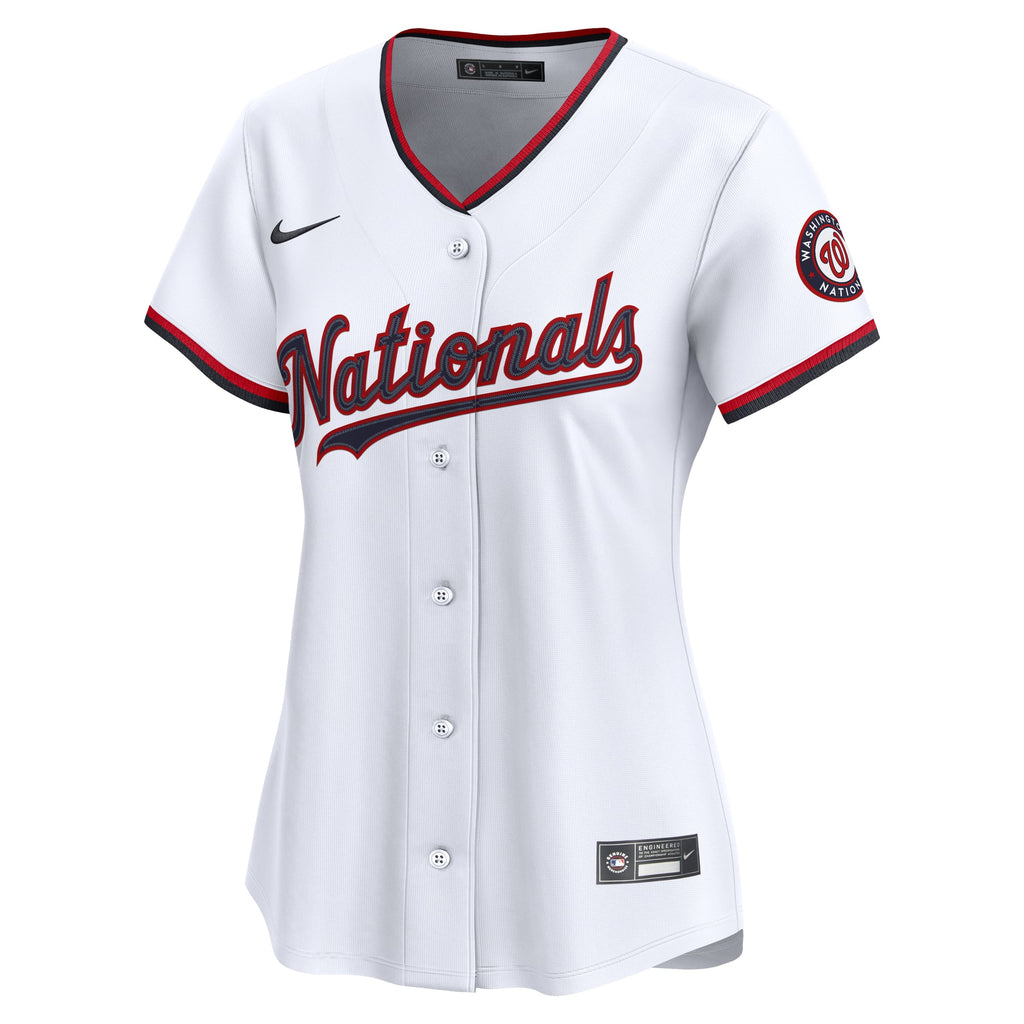 Women's Washington Nationals Dylan Crews Nike White Home Limited Player Jersey - 3