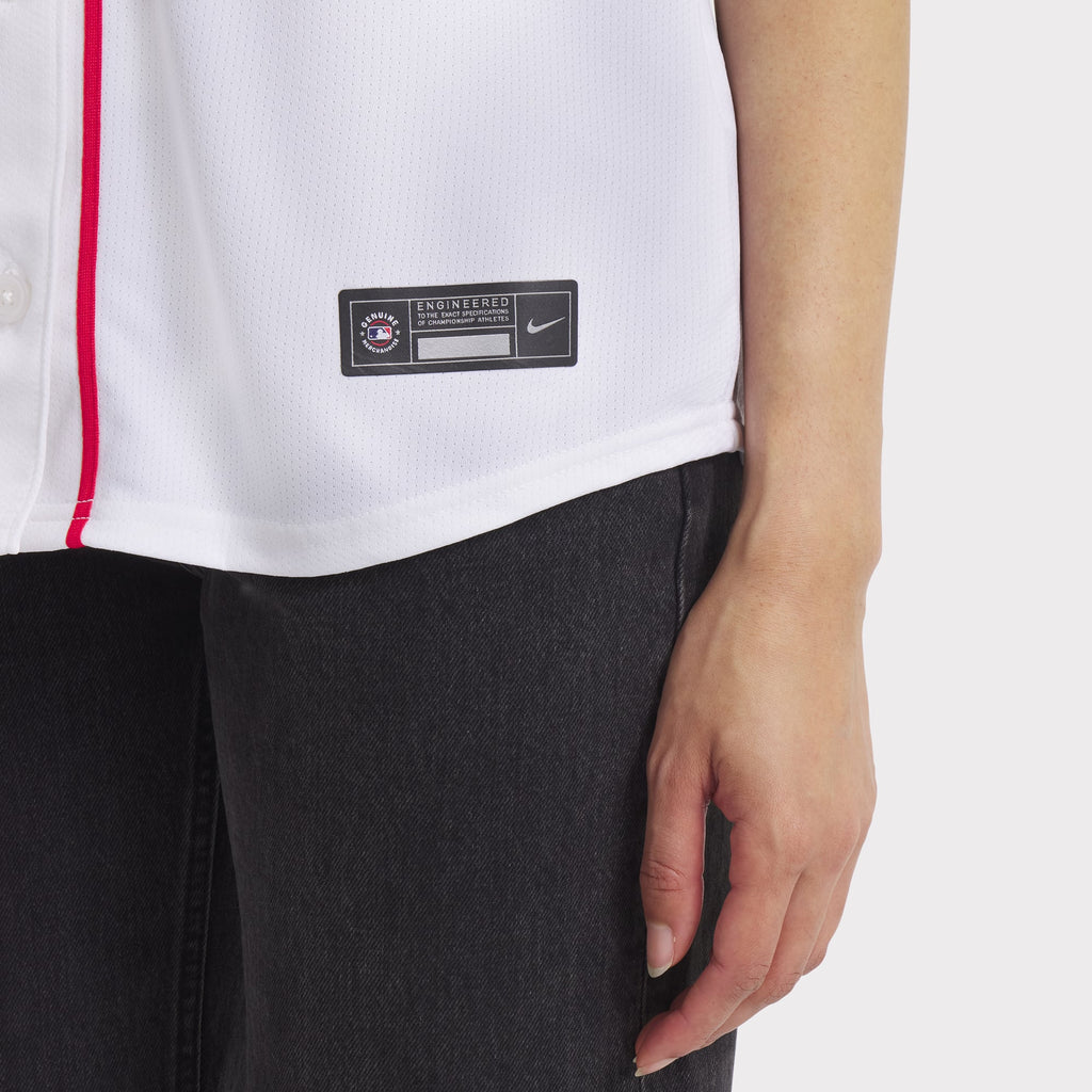 Women's Cincinnati Reds Elly De La Cruz Nike White Home Limited Player Jersey - 13