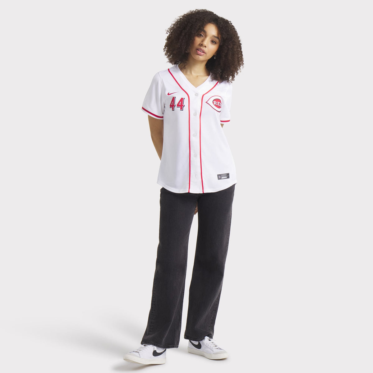 Women's Cincinnati Reds Elly De La Cruz Nike White Home Limited Player Jersey - 7