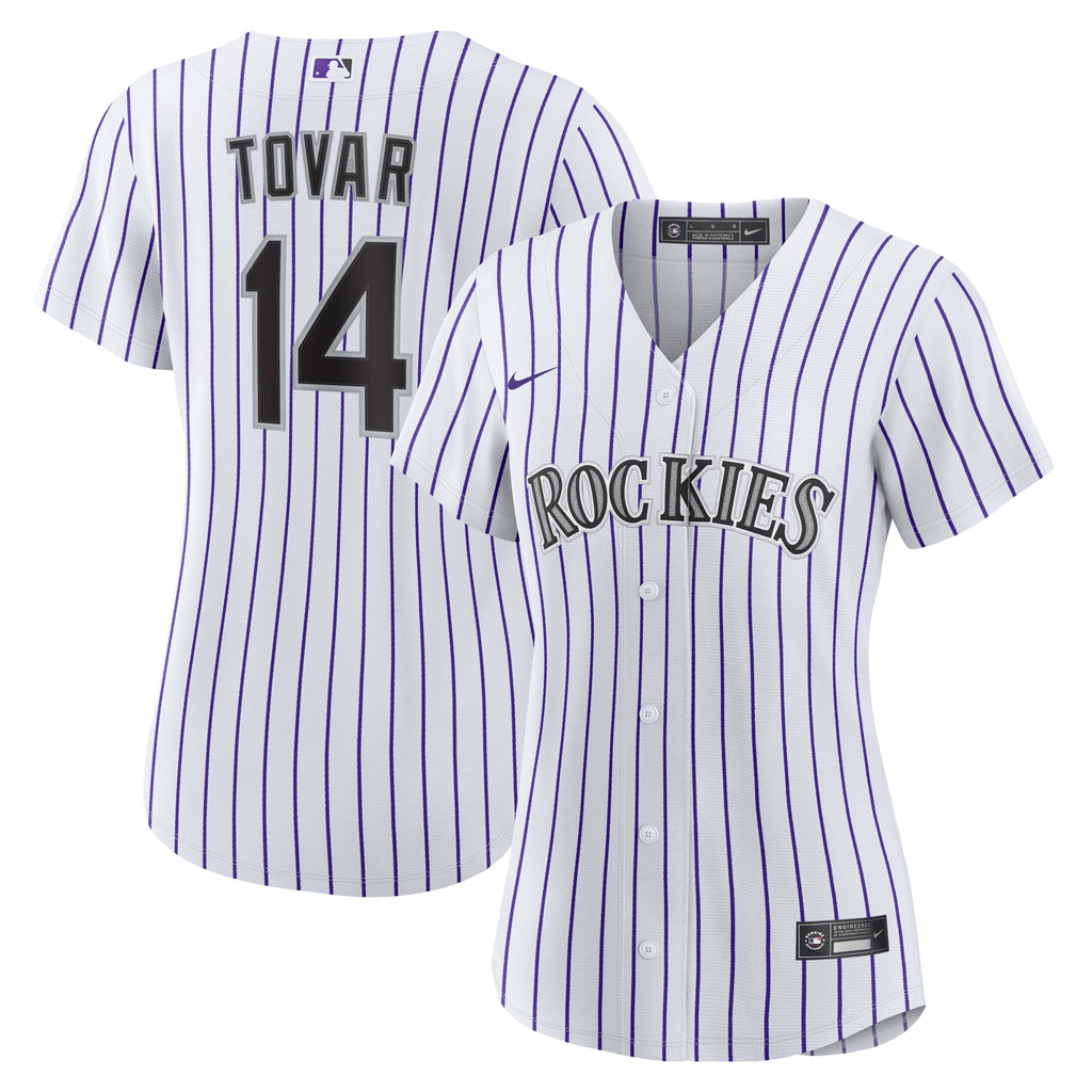 Women's Colorado Rockies Ezequiel Tovar Nike White Home Replica Jersey - 2