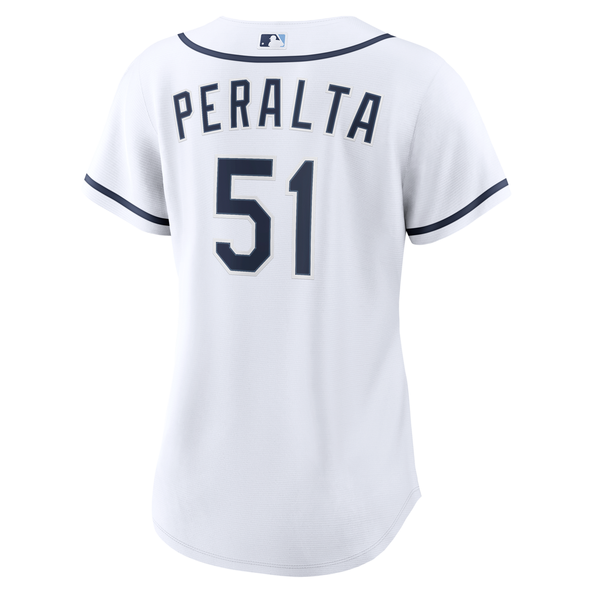 Women's Tampa Bay Rays Freddy Peralta Nike White Home Replica Jersey - 4