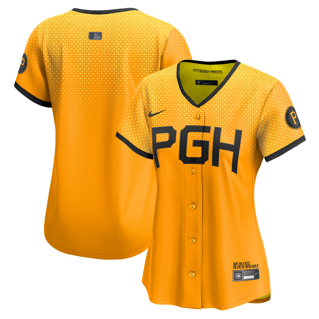 Women's Pittsburgh Pirates Nike Gold City Connect Limited Jersey