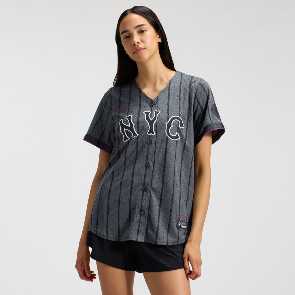 Women's New York Mets Nike Gray City Connect Limited Jersey - 2