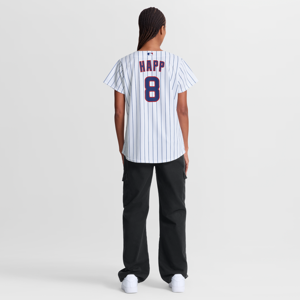 Women's Chicago Cubs Ian Happ Nike White Home Replica Jersey - 6