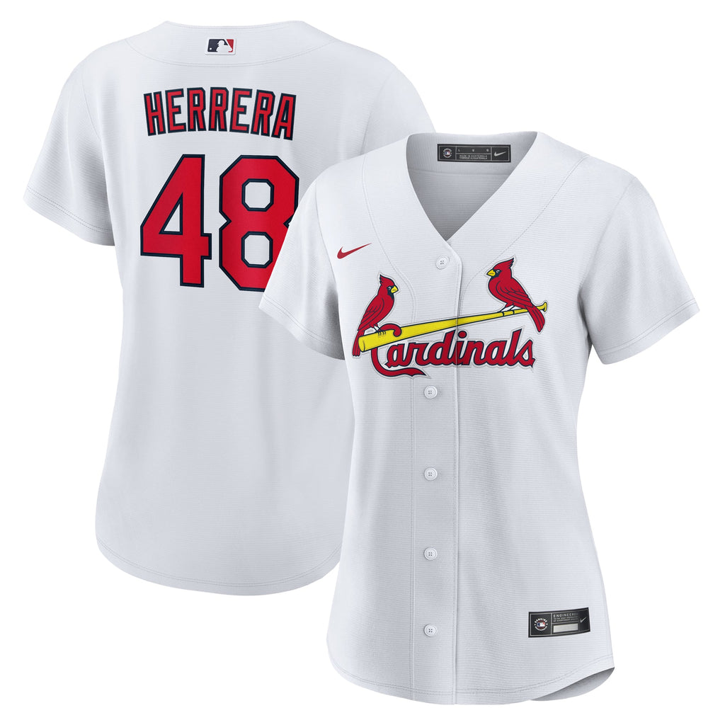 Women's St. Louis Cardinals Ivan Herrera Nike White Home Replica Jersey - 2