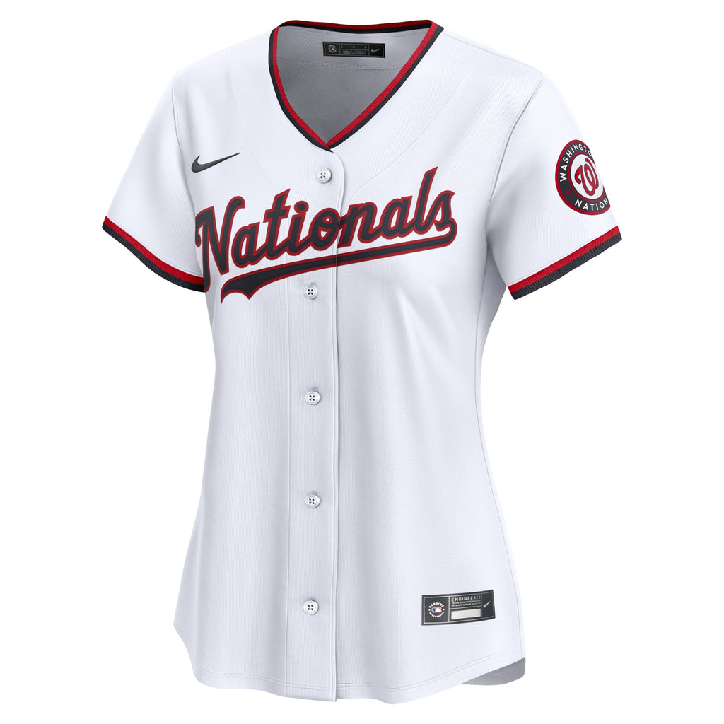 Women's Washington Nationals James Wood Nike White Home Limited Player Jersey - 3
