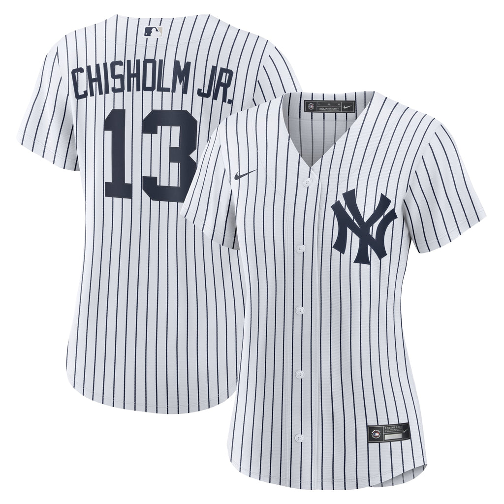 Women's New York Yankees Jazz Chisholm Jr. Nike White Home Replica Jersey - 2