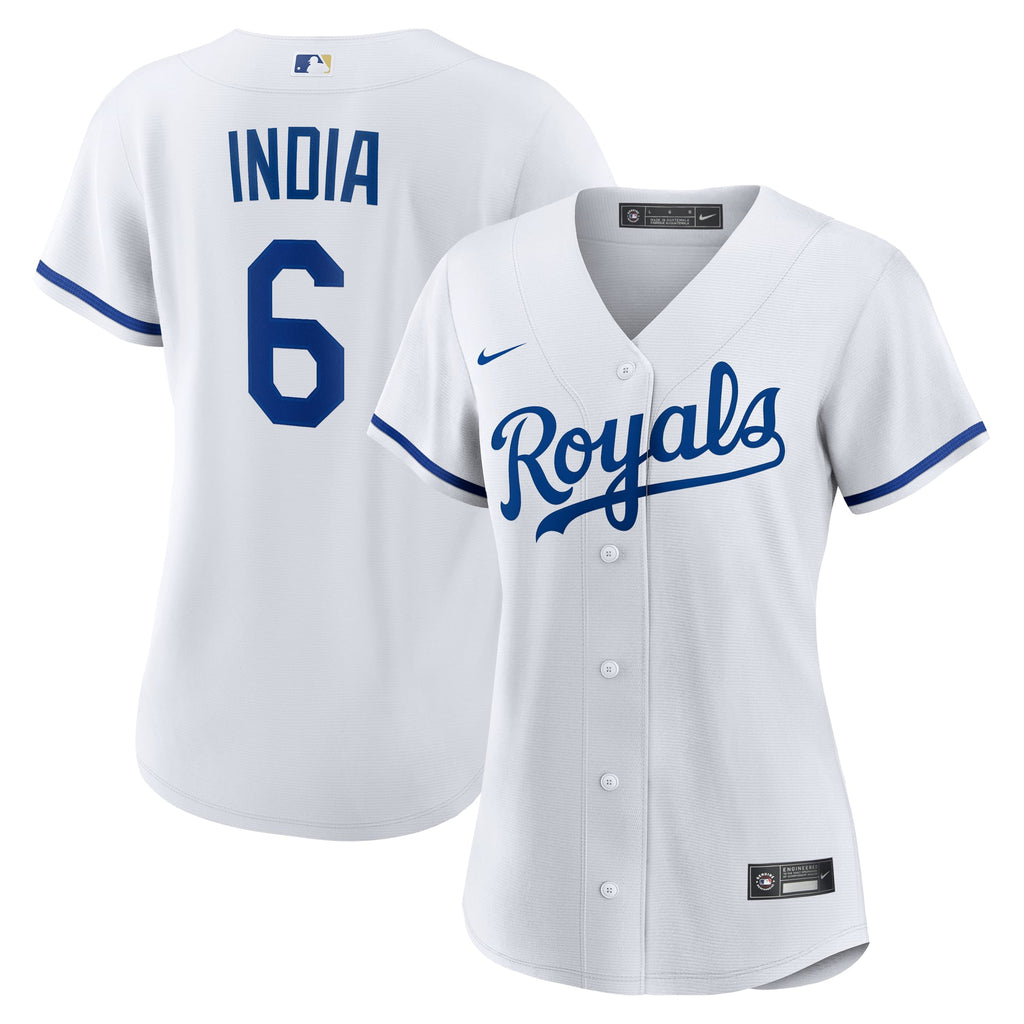Women's Kansas City Royals Jonathan India Nike White Home Replica Jersey - 2