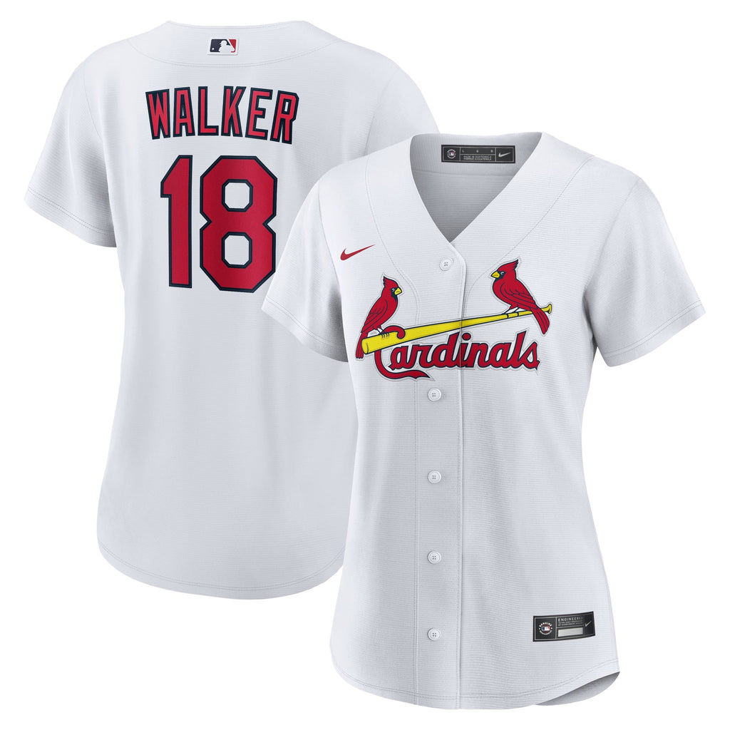 Women's St. Louis Cardinals Jordan Walker Nike White Home Replica Jersey - 2