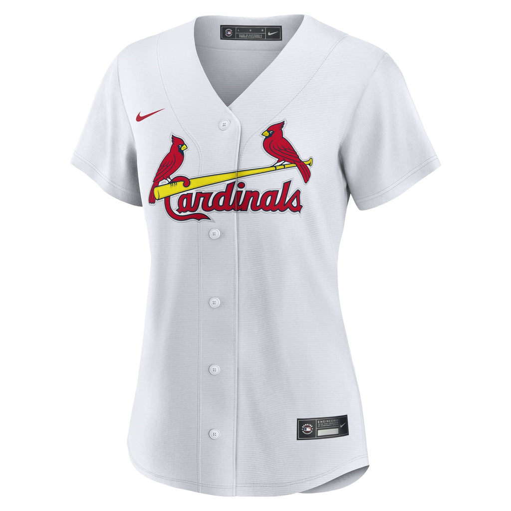 Women's St. Louis Cardinals Jordan Walker Nike White Home Replica Jersey - 3