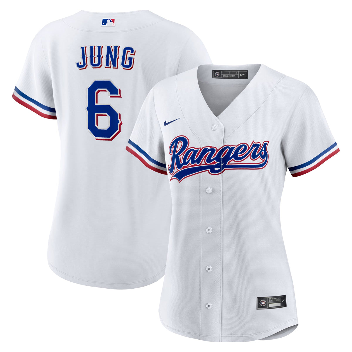 Women's Texas Rangers Josh Jung Nike White Home Replica Jersey - 2