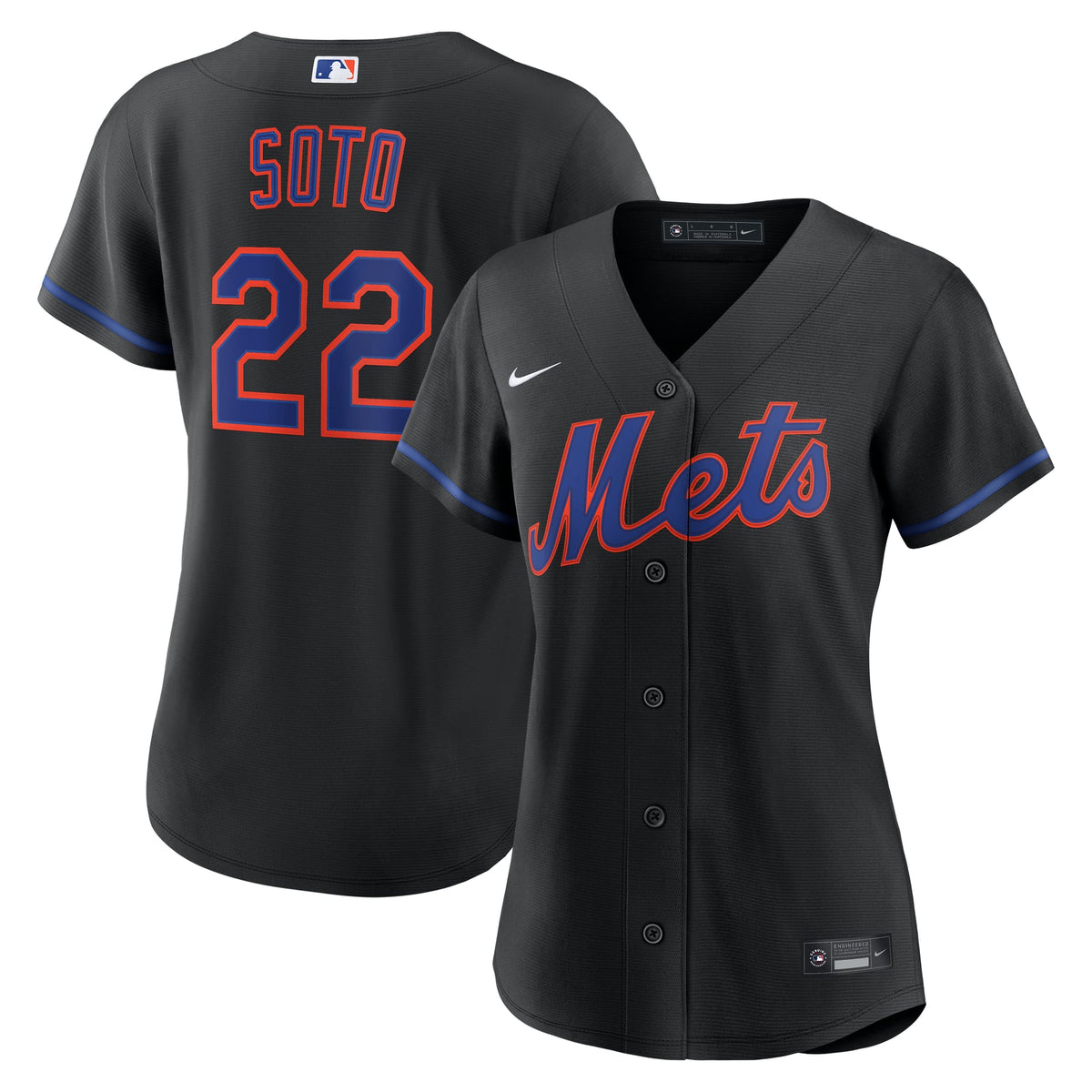 Women's New York Mets Juan Soto Nike Black Alternate Replica Jersey