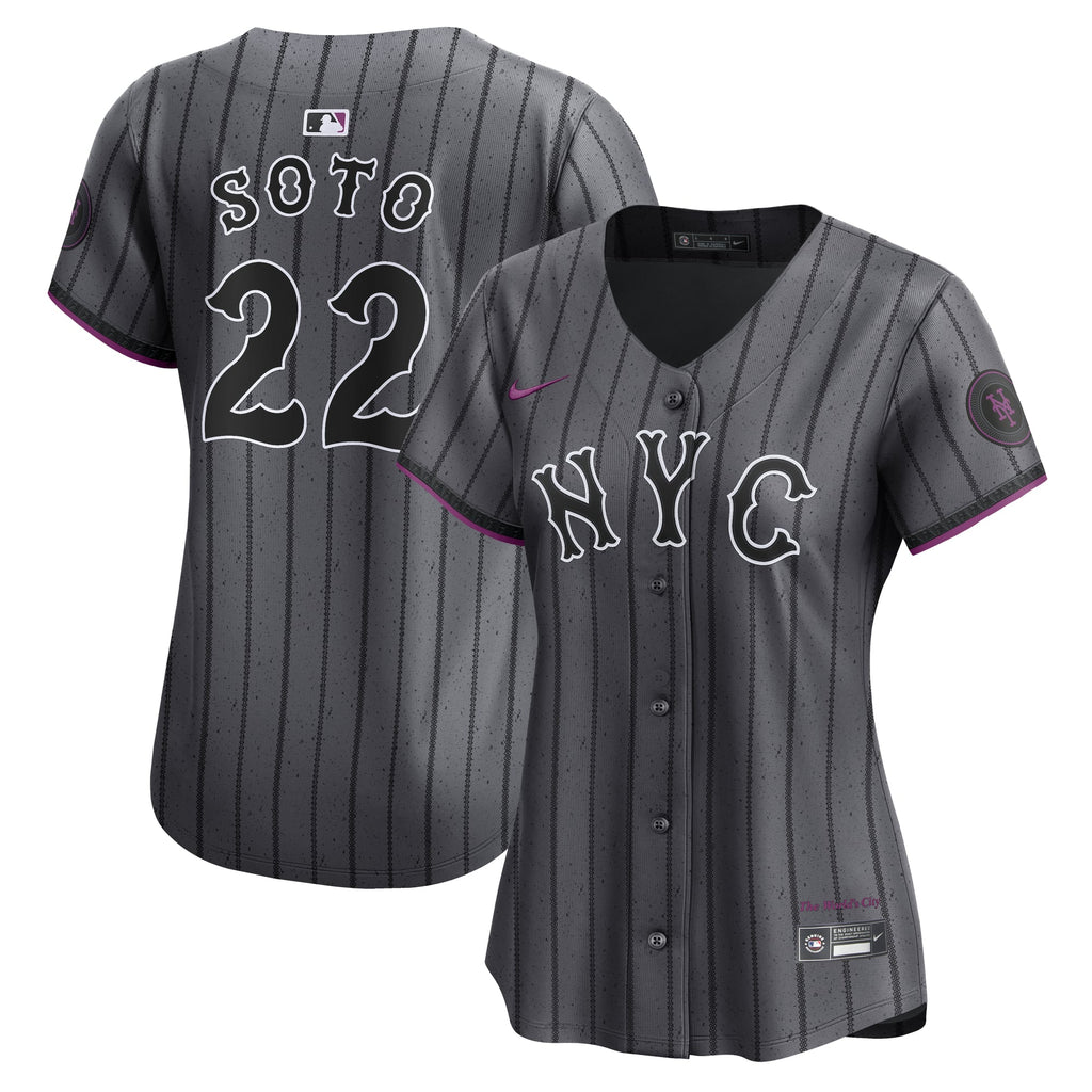 Women's New York Mets Juan Soto Nike Gray City Connect Limited Jersey - 2