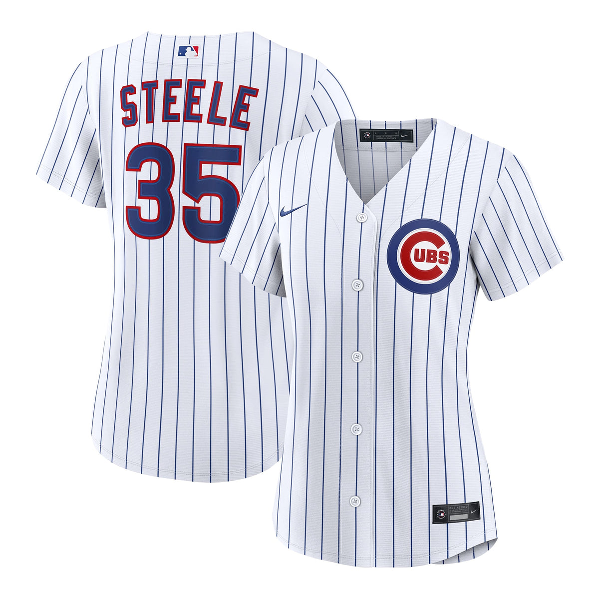 Women's Chicago Cubs Justin Steele Nike White Home Replica Jersey - 2