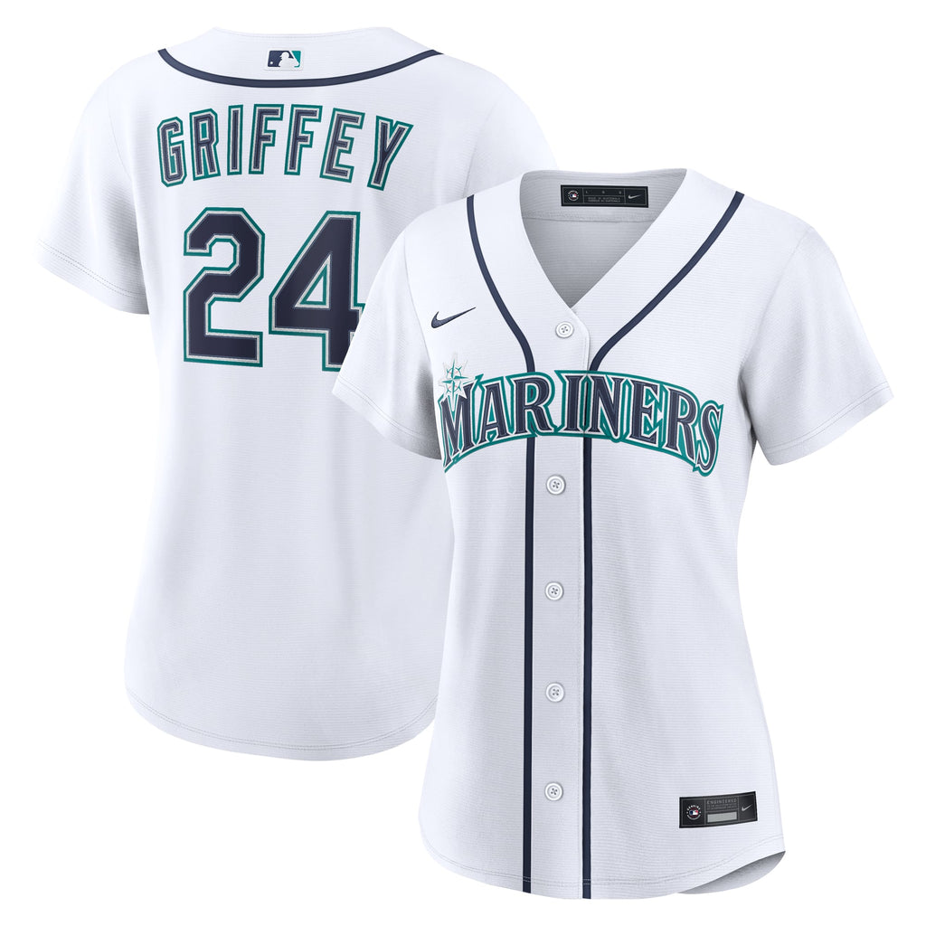 Women's Seattle Mariners Ken Griffey Jr. Nike White Home Replica Jersey - 2