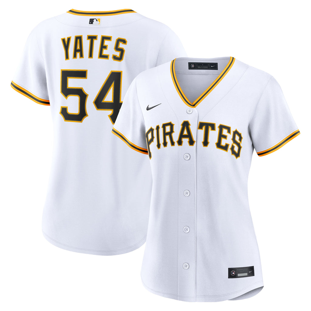 Women's Pittsburgh Pirates Kirby Yates Nike White Home Replica Jersey - 2