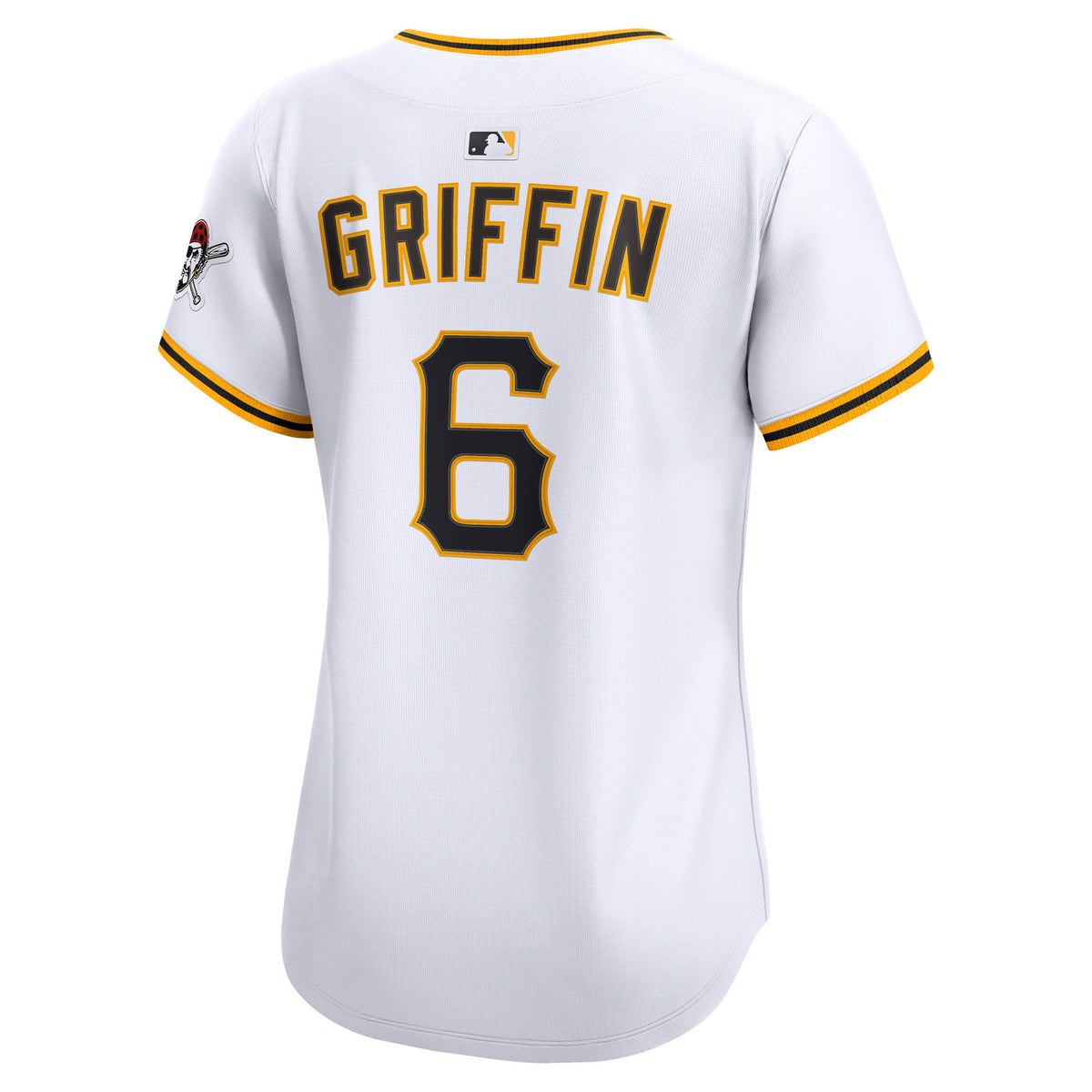 Women's Pittsburgh Pirates Konnor Griffin Nike White Home Limited Jersey - 4