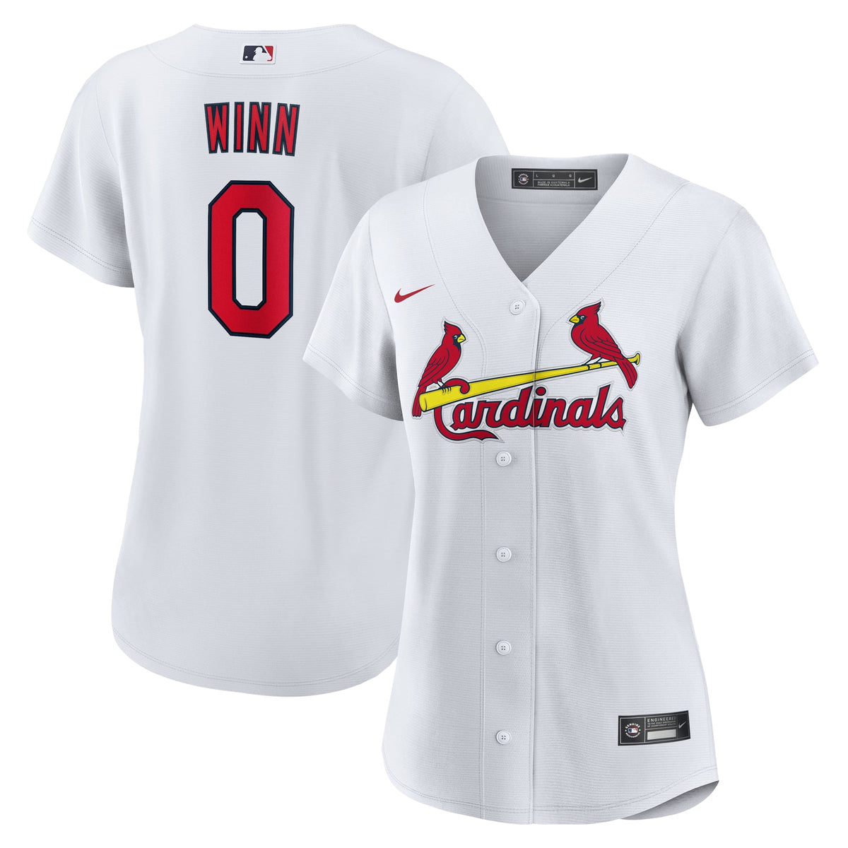 Women's St. Louis Cardinals Masyn Winn Nike White Home Replica Jersey