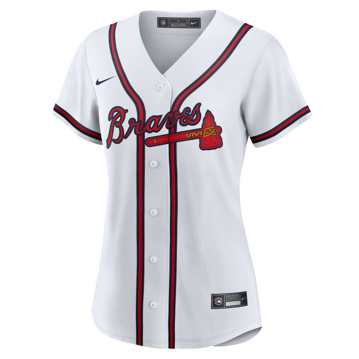 Women's Atlanta Braves Matt Olson Nike White Home Replica Player Jersey - 3