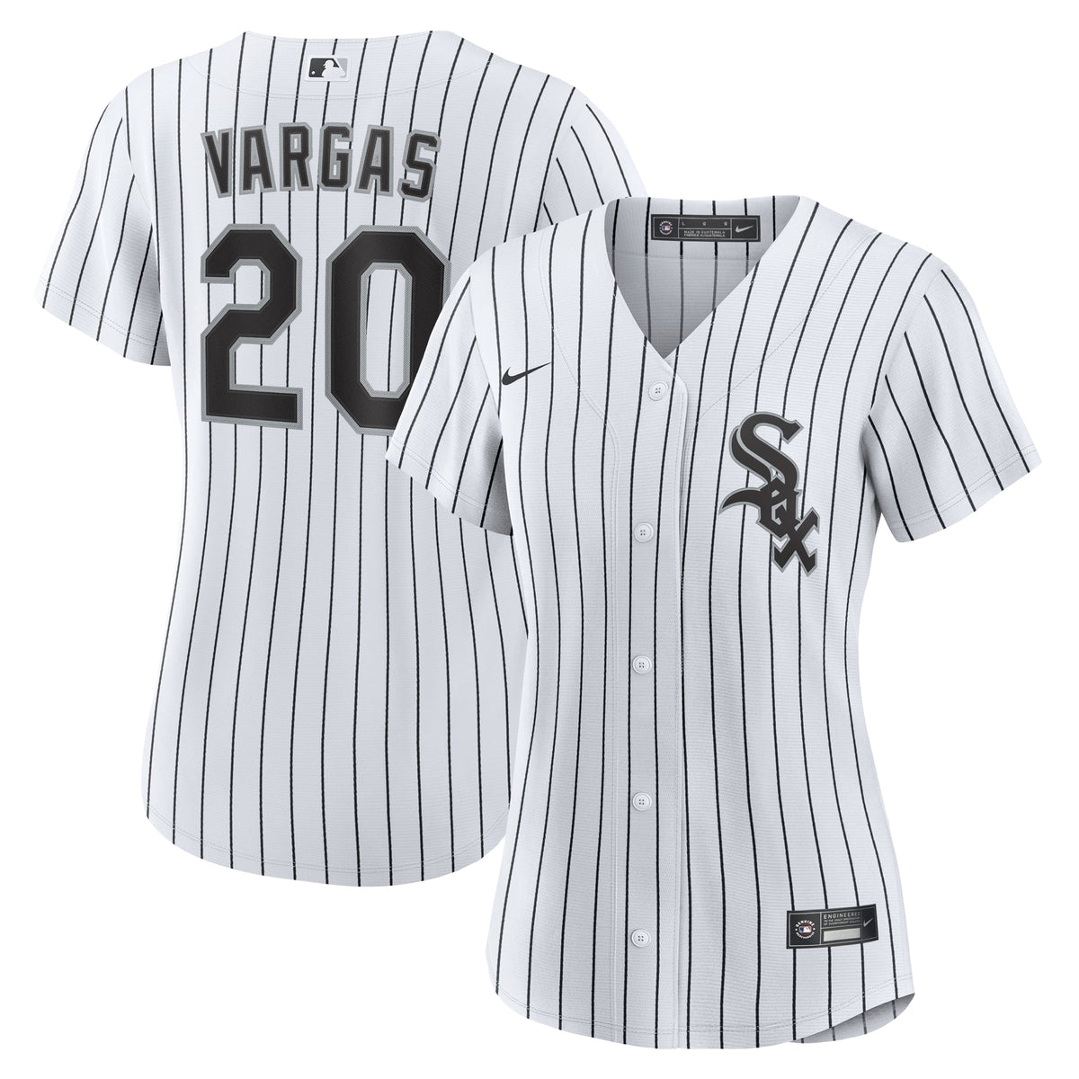 Women's Chicago White Sox Miguel Vargas Nike White Home Replica Jersey