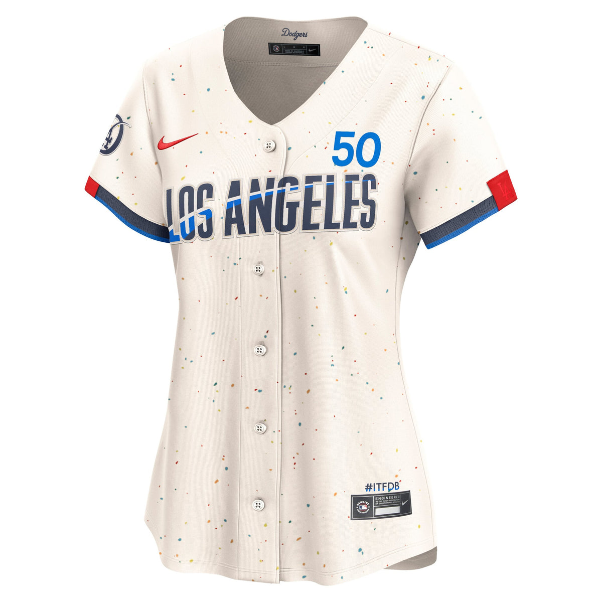 Women's Los Angeles Dodgers Mookie Betts Nike Cream City Connect Limited Jersey - 3