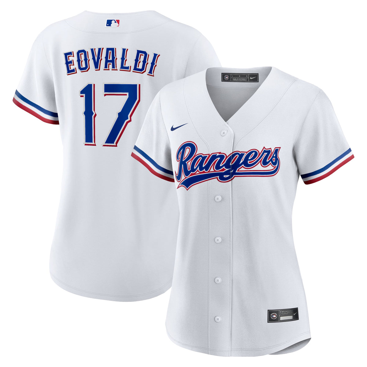 Women's Texas Rangers Nathan Eovaldi Nike White Home Replica Jersey - 2