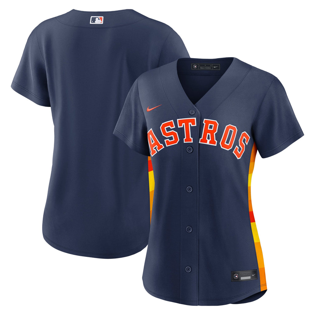 Women's Houston Astros Nike Navy Alternate 2 Replica Jersey - 2