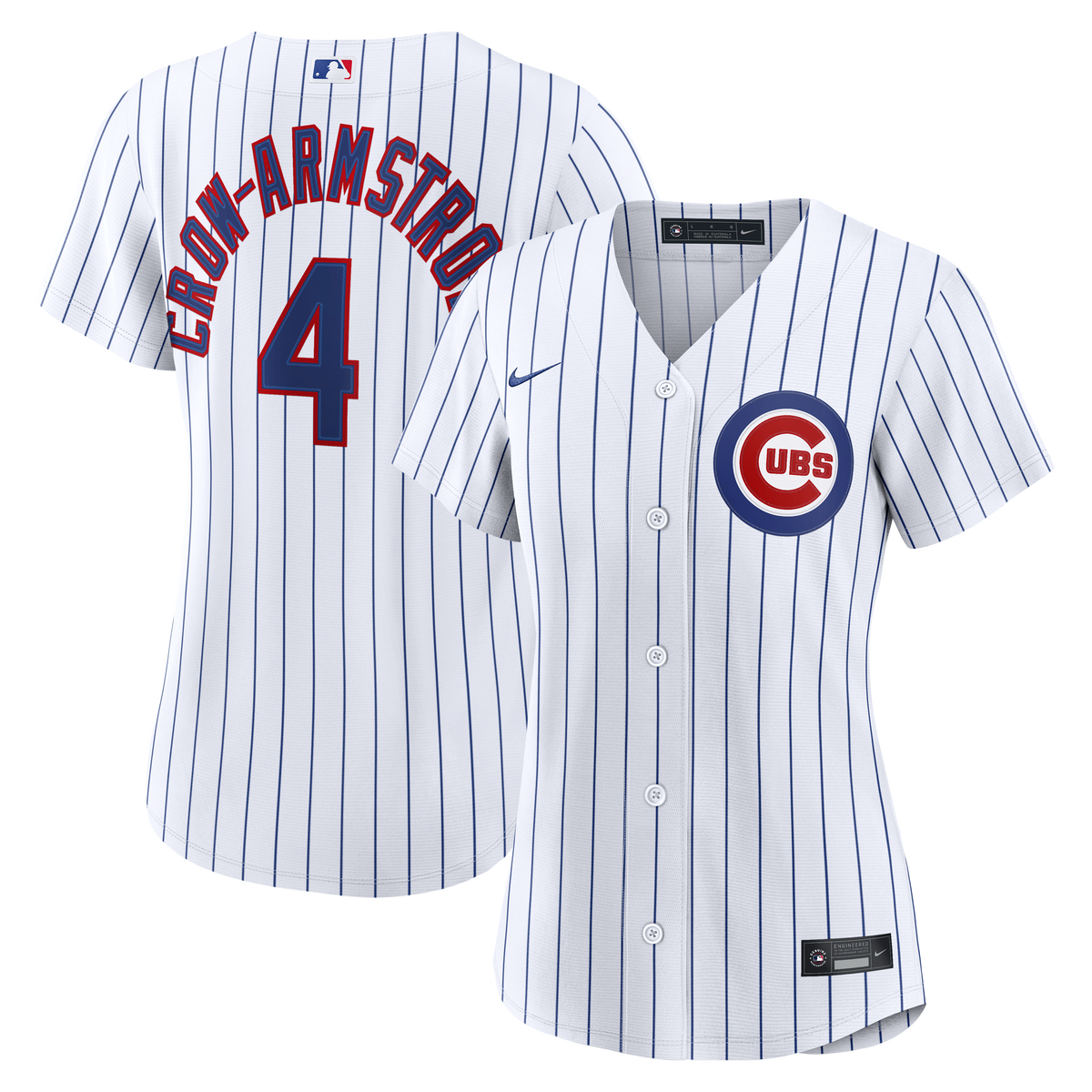 Women's Chicago Cubs Pete Crow-Armstrong Nike White Home Replica Jersey - 2