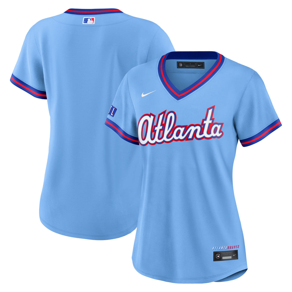 Women's Atlanta Braves Nike Powder Blue 2026 City Connect Stadium Jersey