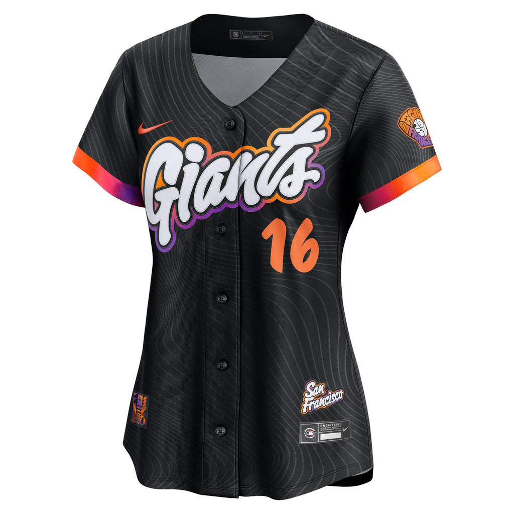 Women's San Francisco Giants Rafael Devers Nike Black 2025 City Connect Limited Player Jersey - 3