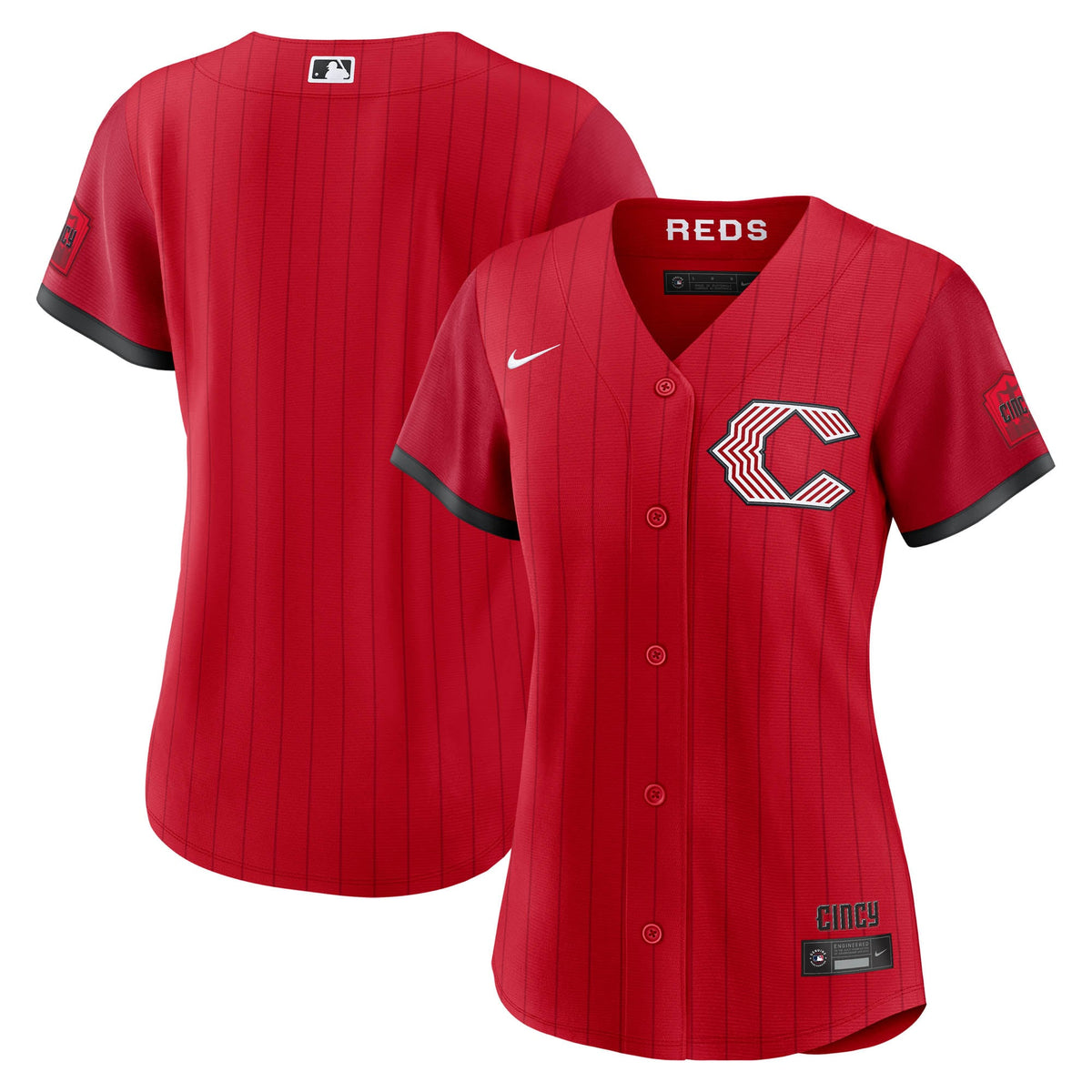 Women's Cincinnati Reds Nike Red 2026 City Connect Stadium Jersey