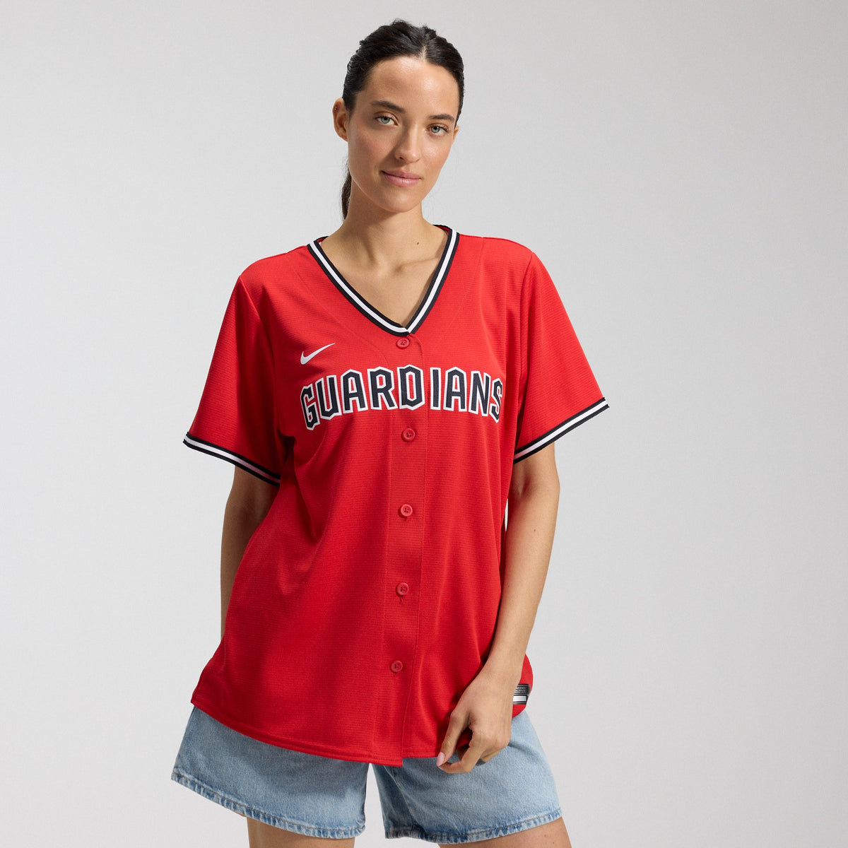 Women's Cleveland Guardians Nike Red Alternate 2 Replica Jersey