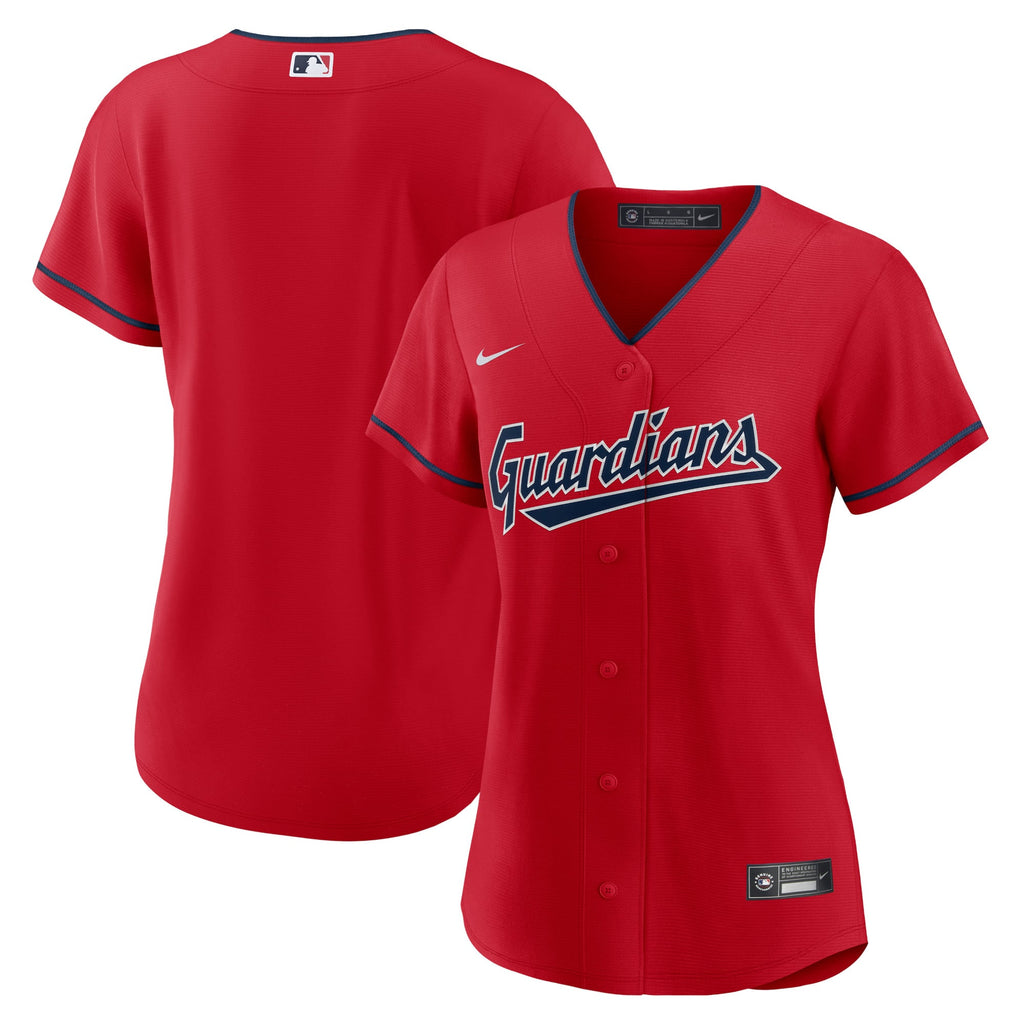 Women's Cleveland Guardians Nike Red Alternate Replica Team Jersey - 2