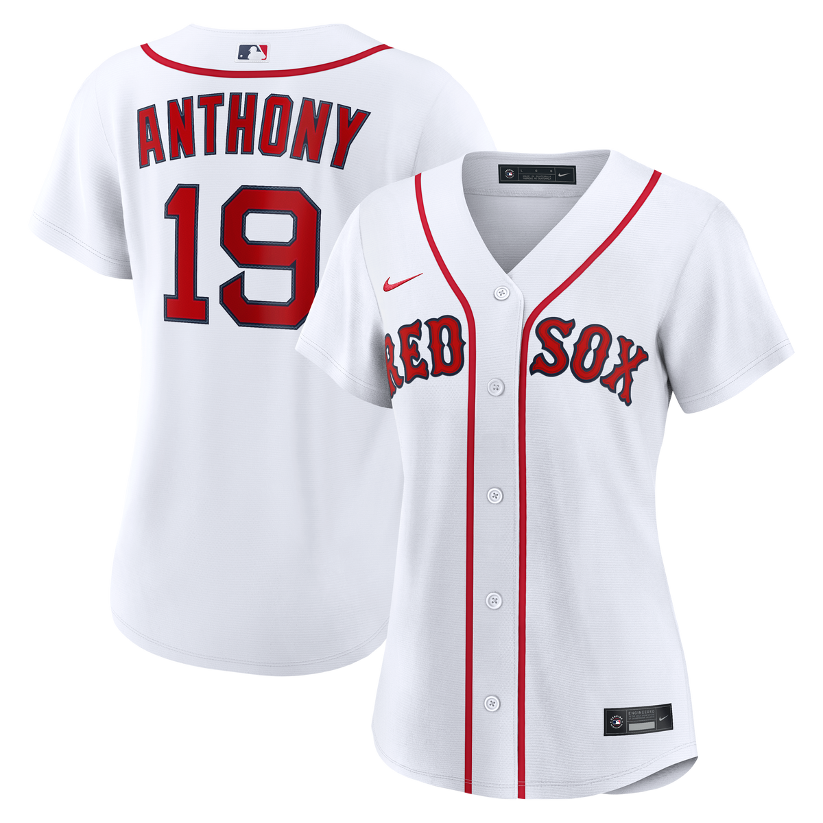 Women's Boston Red Sox Roman Anthony Nike White Home Replica Player Jersey - 2