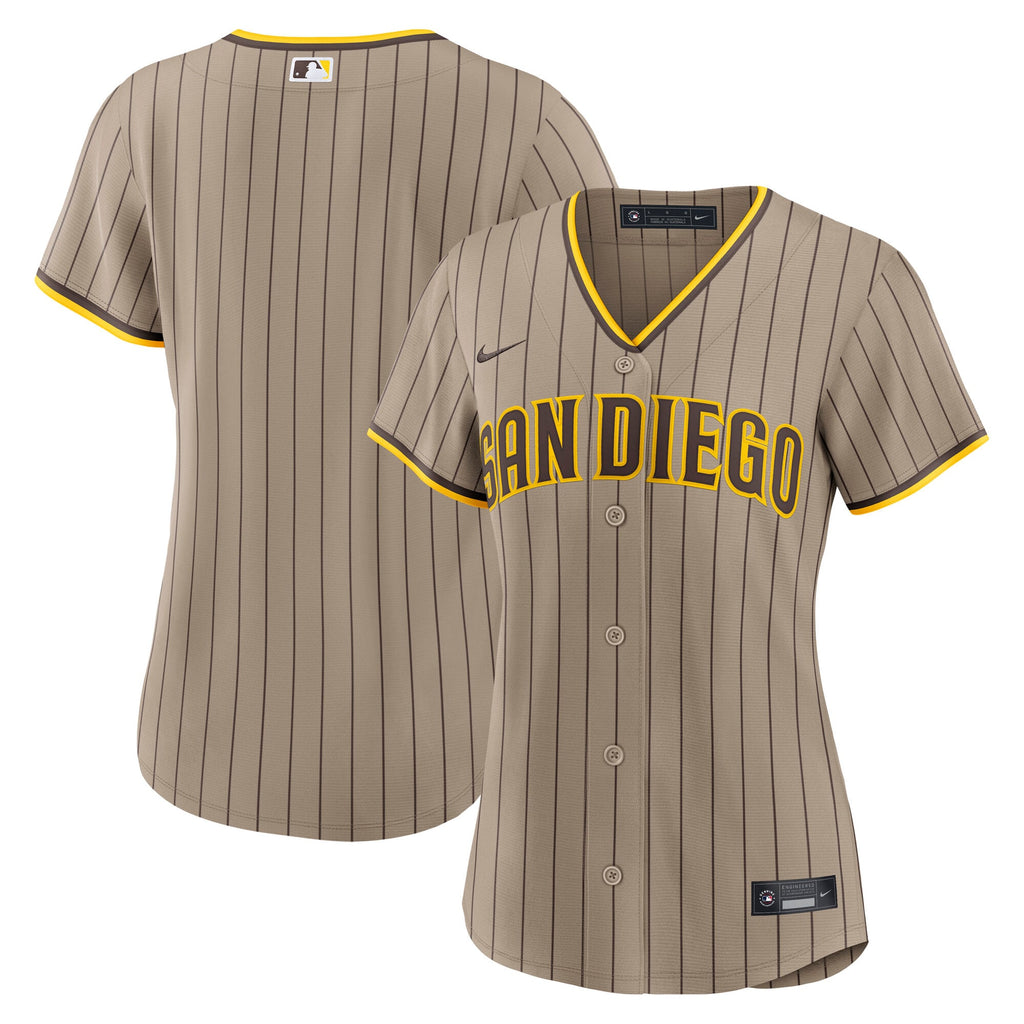 Women's San Diego Padres Nike Sand Alternate Replica Jersey - 2